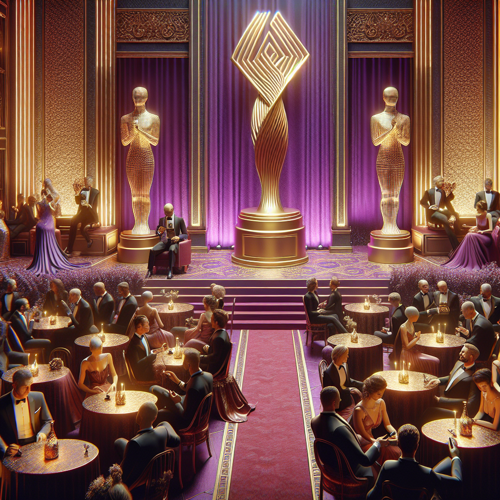 "Elegant Emmys 2024 set design with seamless production, showcasing top-tier lighting and stage for a technically flawless but predictable awards night."