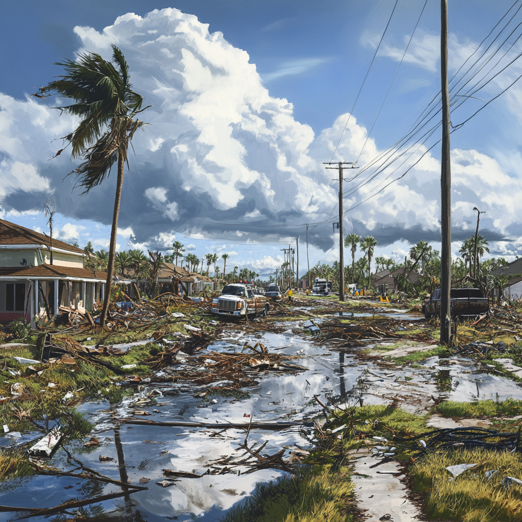 hurricane-miltons-destruction-recovery-in-st-lucie-update - Port St Lucie Talks Hurricane Milton damage in St. Lucie: tornado destruction, downed power lines, emergency response, community recovery efforts