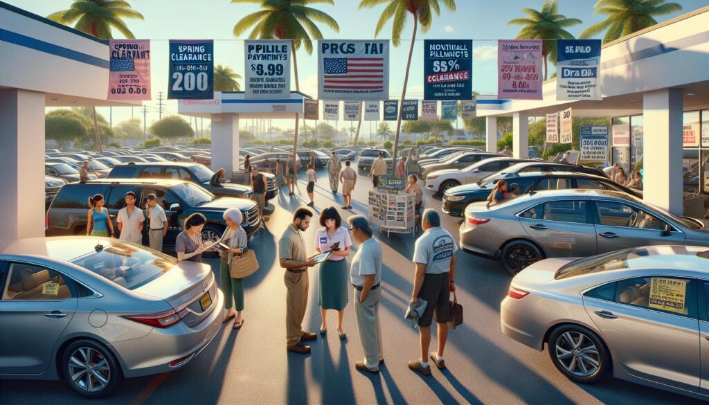 Auto Tariffs Impact on Treasure Coast Cars - Port St Lucie Talks Treasure Coast car lot displaying vehicles impacted by new U.S. auto tariffs