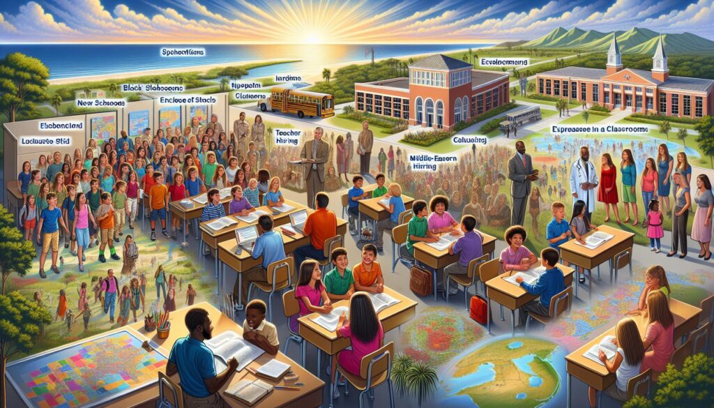 Legacy High School Enrollment Now Open - Port St Lucie Talks Legacy High School entrance with students walking in Port St. Lucie.