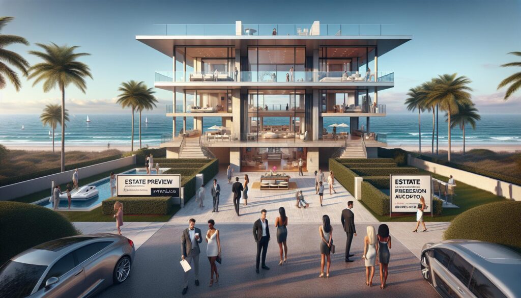 Diamond Sands oceanfront estate with ocean and Intracoastal views in Jensen Beach