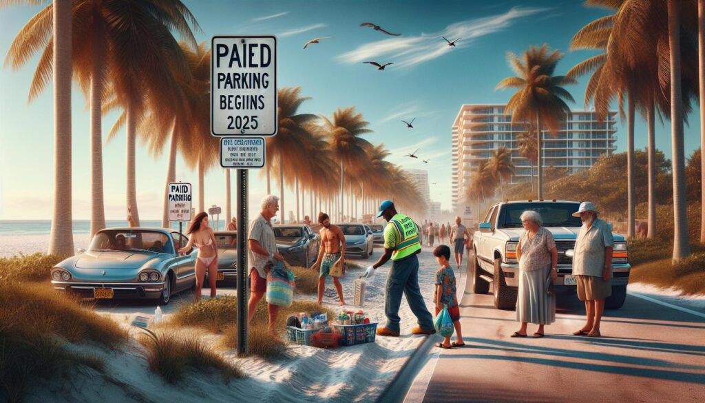 Fort Pierce Beach Parking Changes 2025 - Port St Lucie Talks View of Jetty Park in Fort Pierce before paid beach parking begins in 2025