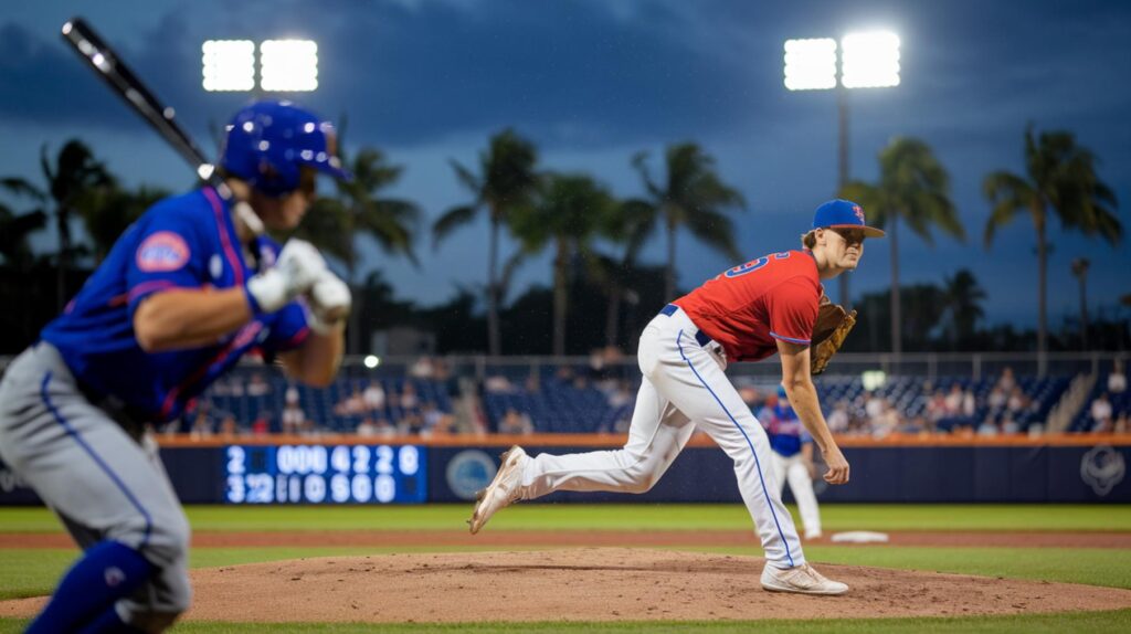 St. Lucie Mets and Palm Beach Cardinals in action at Roger Dean Chevrolet Stadium