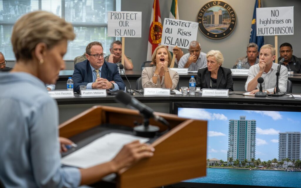 Fort Pierce residents at meeting opposing Hutchinson Island redevelopment high-rise plans
