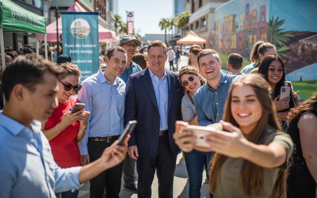 Port St Lucie residents engaging with local businesses and events on Instagram