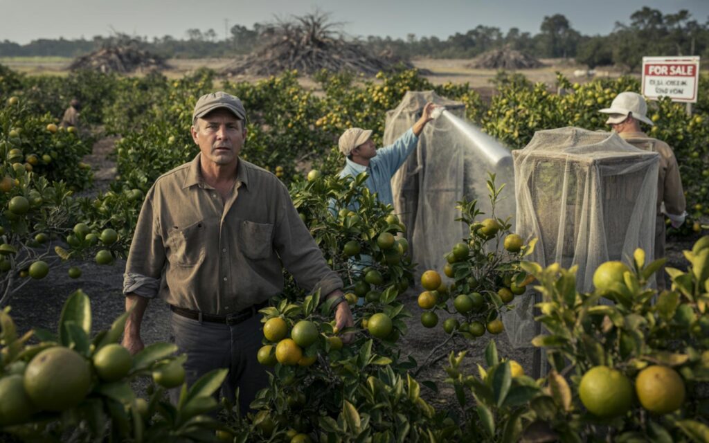 Citrus Greening Impact on Treasure Coast Grapefruit - Port St Lucie Talks Damaged grapefruit trees on the Treasure Coast due to citrus greening disease.