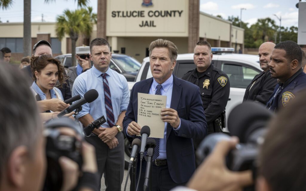 Fort Pierce City Commission chambers after James Taylor's resignation following his arrest