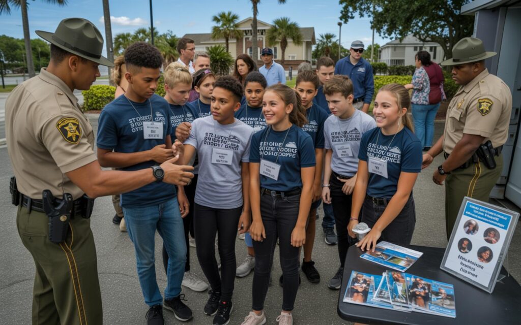 Sheriff's deputies mentoring teens in community youth program in Port St. Lucie