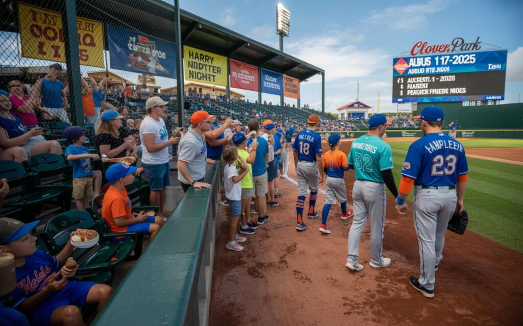 St. Lucie Mets vs Jupiter Hammerheads at Clover Park - Port St Lucie Talks St. Lucie Mets and Jupiter Hammerheads playing baseball at Clover Park in Port St. Lucie