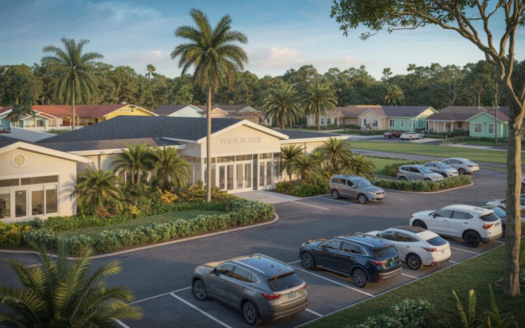 Florida officials at press event discussing removal of childhood vaccine mandates