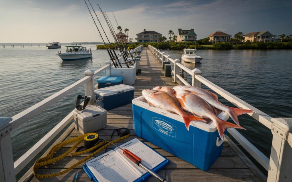 Florida FWC officials discuss new Atlantic red snapper fishing regulations with anglers