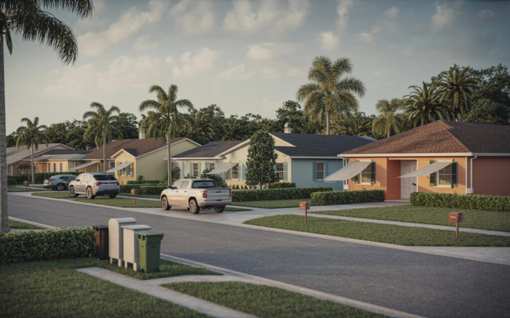 Florida Home Insurance Rates and Hurricane Preparedness 2025 - Port St Lucie Talks Florida family reviewing home insurance rates amid 2025 hurricane season risk