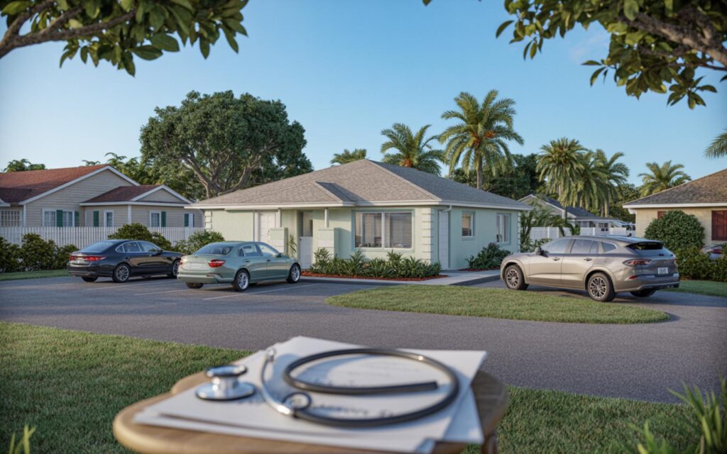 Florida Senator discusses higher medical malpractice insurance minimums in a legislative session.