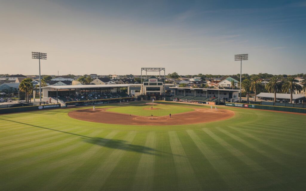 St. Lucie Mets play Fort Myers Mighty Mussels at Hammond Stadium baseball game