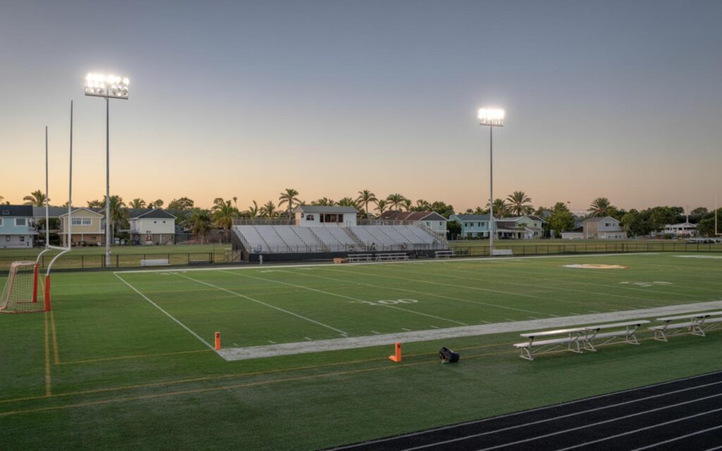High school football action during Week 4 on Florida's Treasure Coast with local teams competing