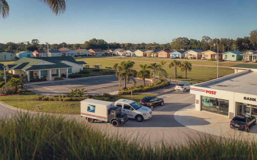 Map of Florida highlighting Columbus Day and Indigenous Peoples' Day observances in 2025