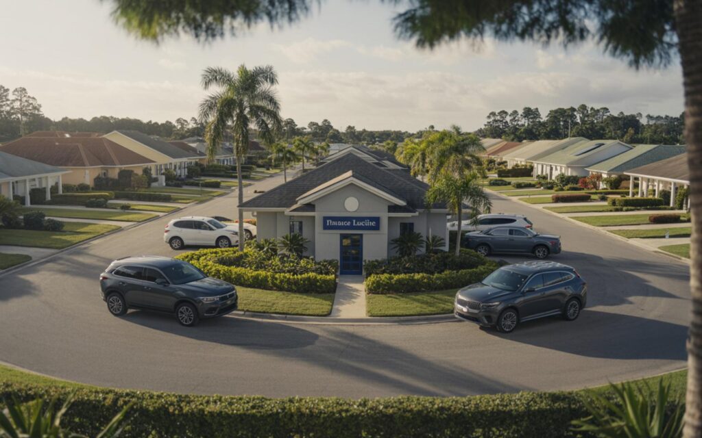 Slide Insurance Holdings building with lawsuit investigation theme in Florida