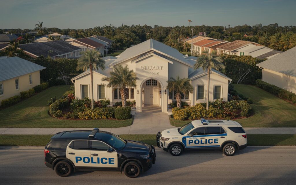 Stuart City Manager Mike Mortell at Commission Meeting - Port St Lucie Talks Stuart city manager Mike Mortell listens during a commission meeting vote