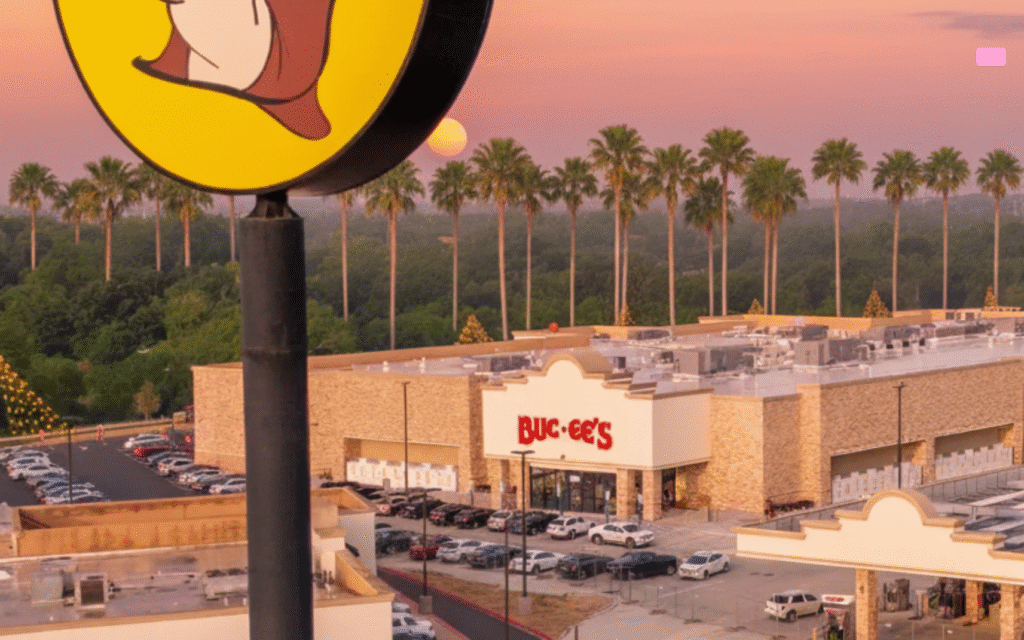 Construction site for Buc-ees St Lucie County near Interstate 95 showing early development activity