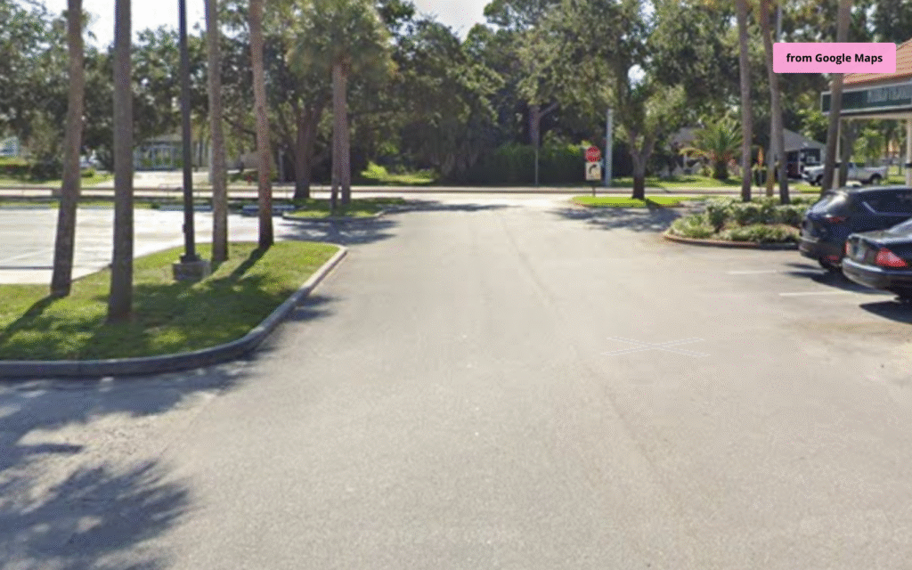 Police officers examine scene at Harper’s Pub after Port St Lucie shooting and arrests
