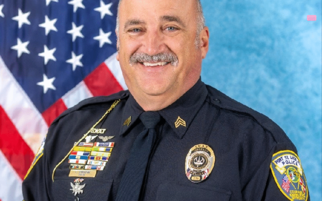 Port St Lucie Police honor Sergeant Erik LeVasseur after critical injury in line of duty