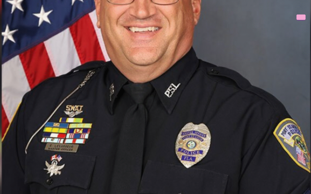 Port St Lucie Police Sergeant Erik Levasseur in hospital trauma ICU after shooting