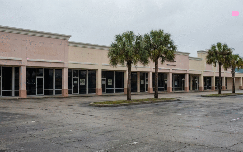 Closed St Lucie County restaurants in 2025 cardboard signs and empty storefronts
