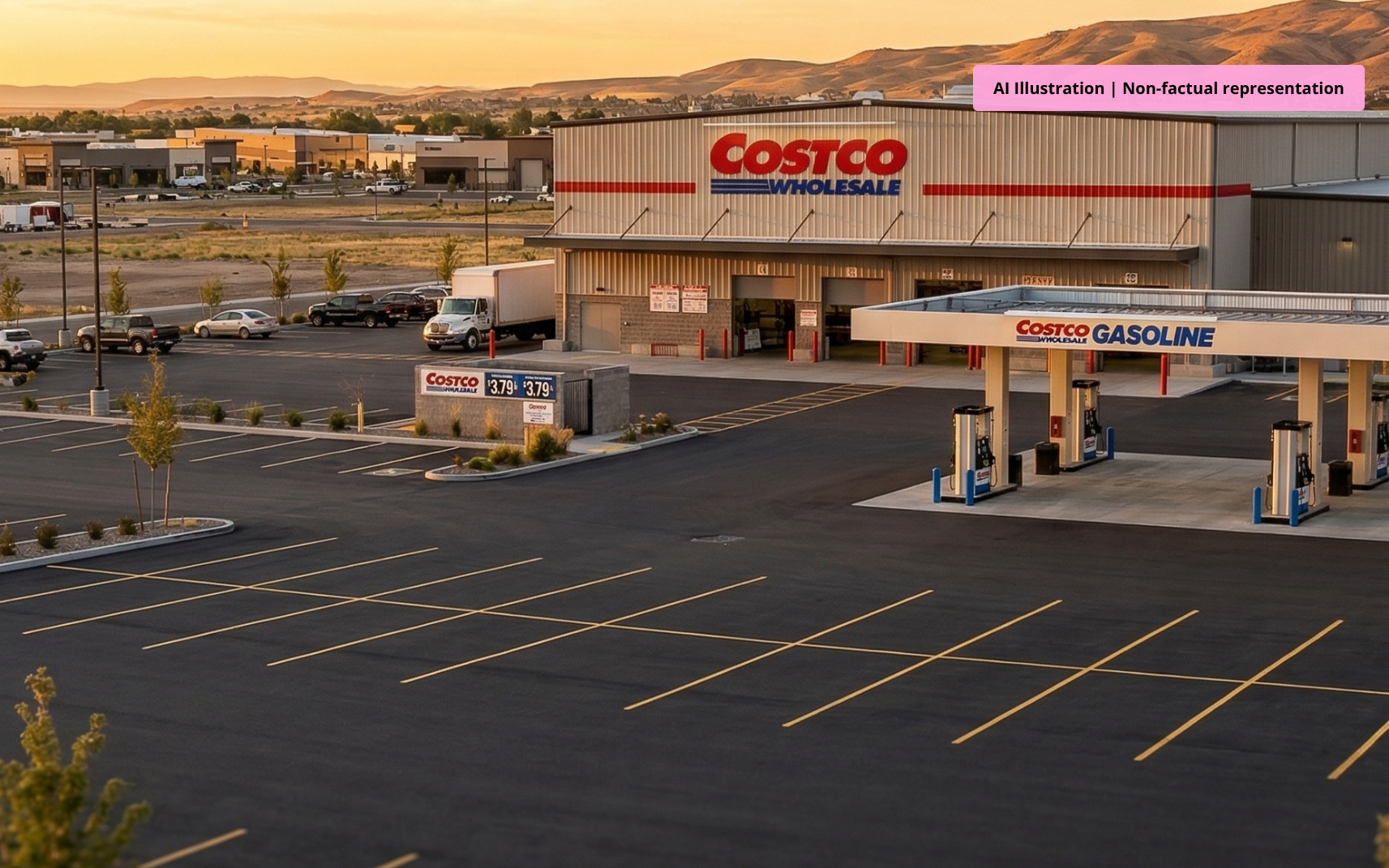 Aerial view of approved Costco store and gas station site in Southern Grove Port St Lucie