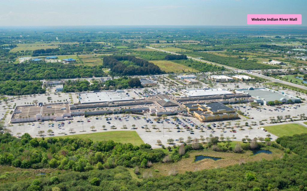 Construction crews demolishing Indian River Mall East End for redevelopment in Indian River County