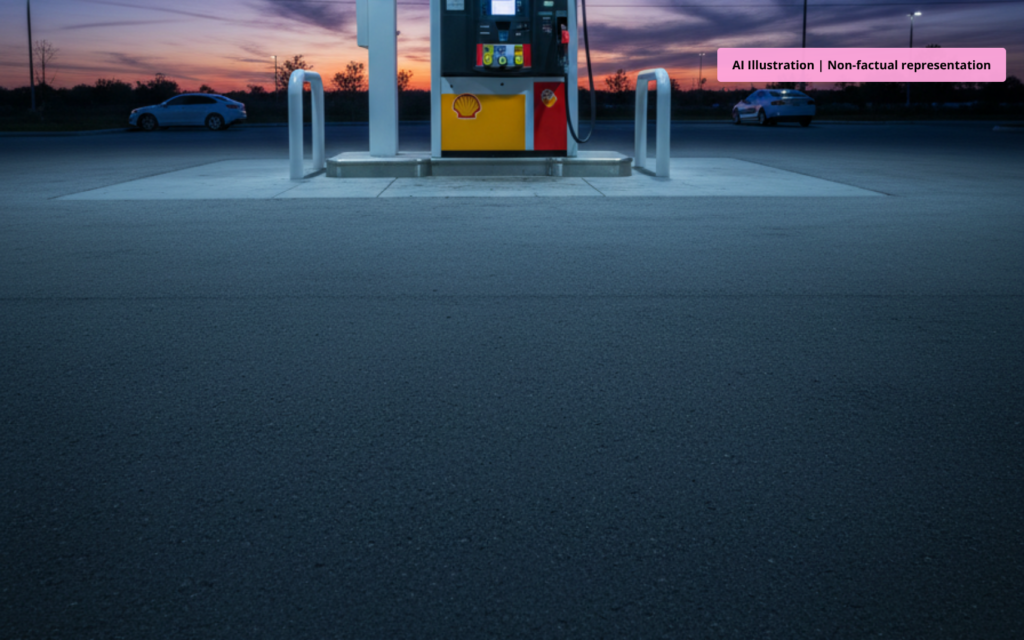 Gas station in Florida shows increased prices after Middle East strikes