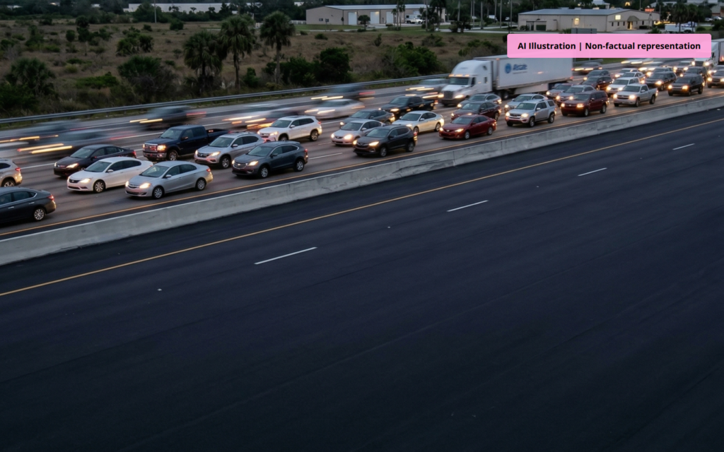 Map showing Brownsville as safest and Boston as riskiest city in Allstate's 2025 drivers report