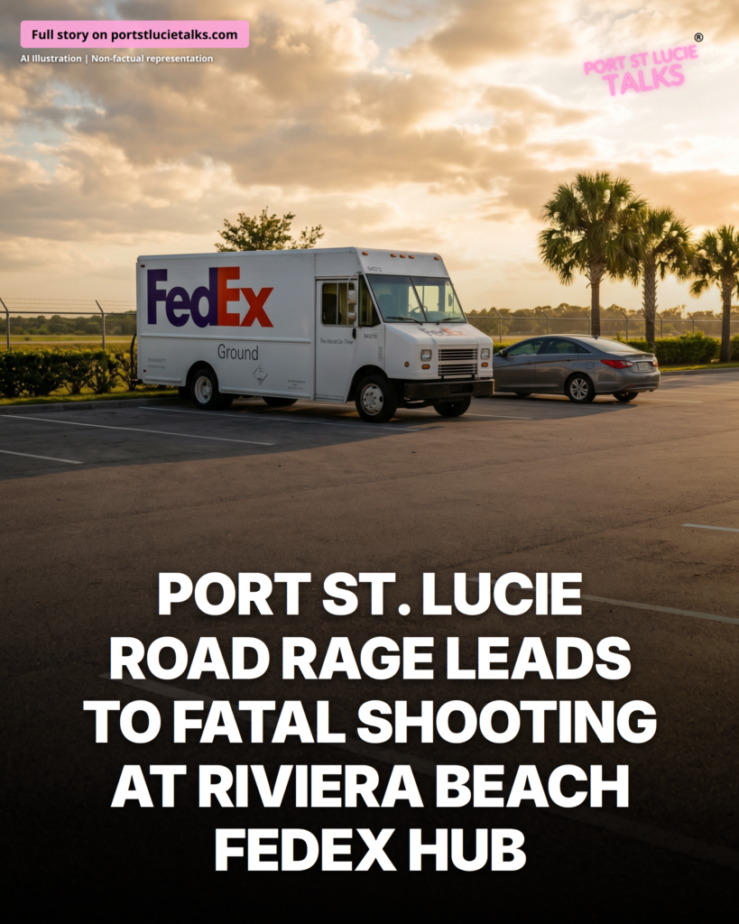 Port St. Lucie Road Rage Leads to Fatal Shooting at Riviera Beach FedEx Hub