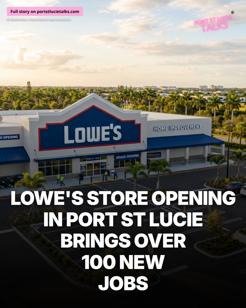 Lowe's Store Opening in Port St. Lucie Brings Over 100 Jobs