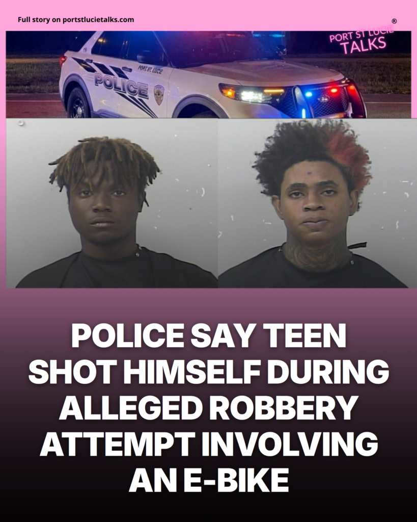 Police officers at crime scene near McDonalds in Port St Lucie after shooting incident