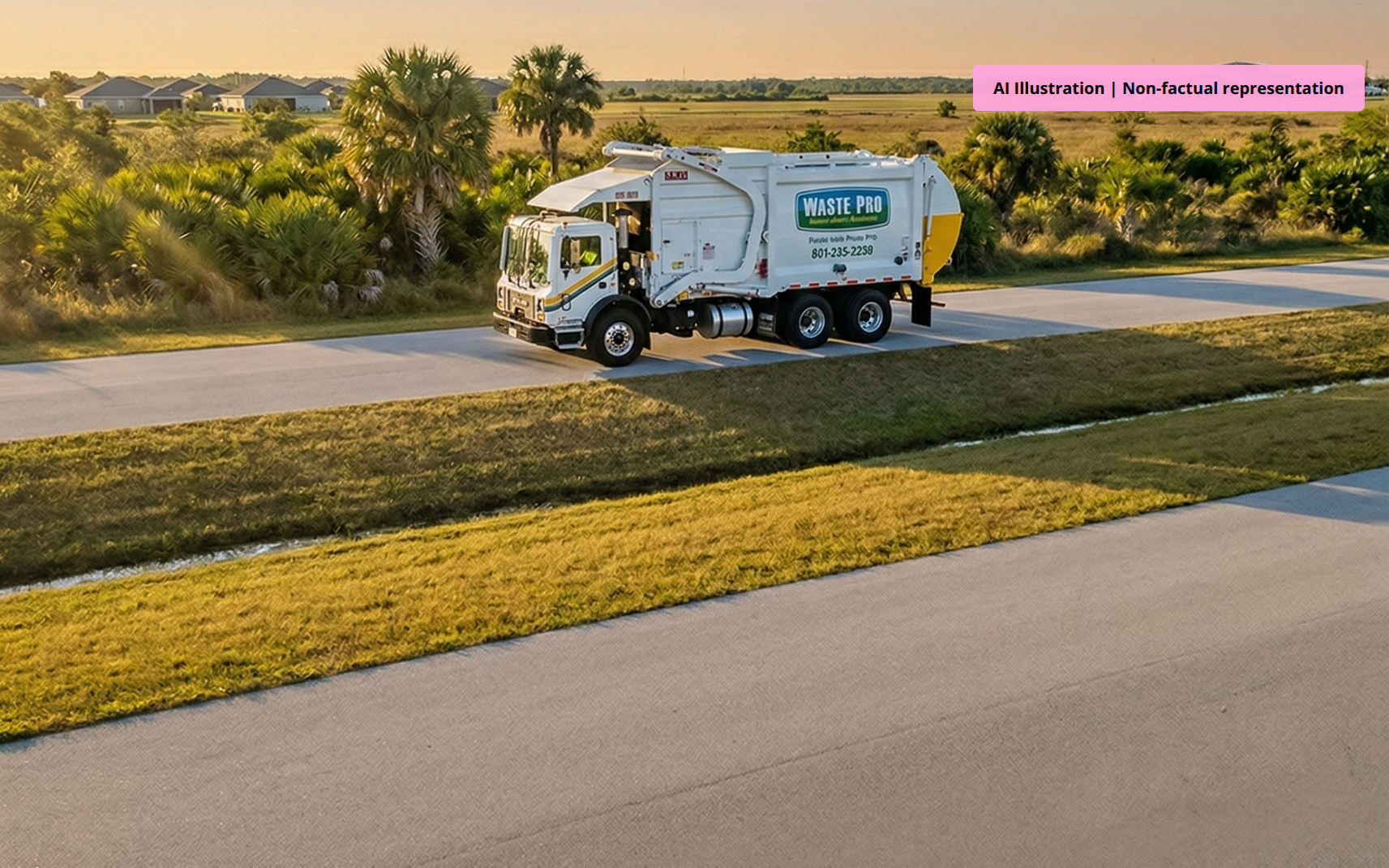 City officials of Port St Lucie announcing Waste Pro settlement after contract dispute