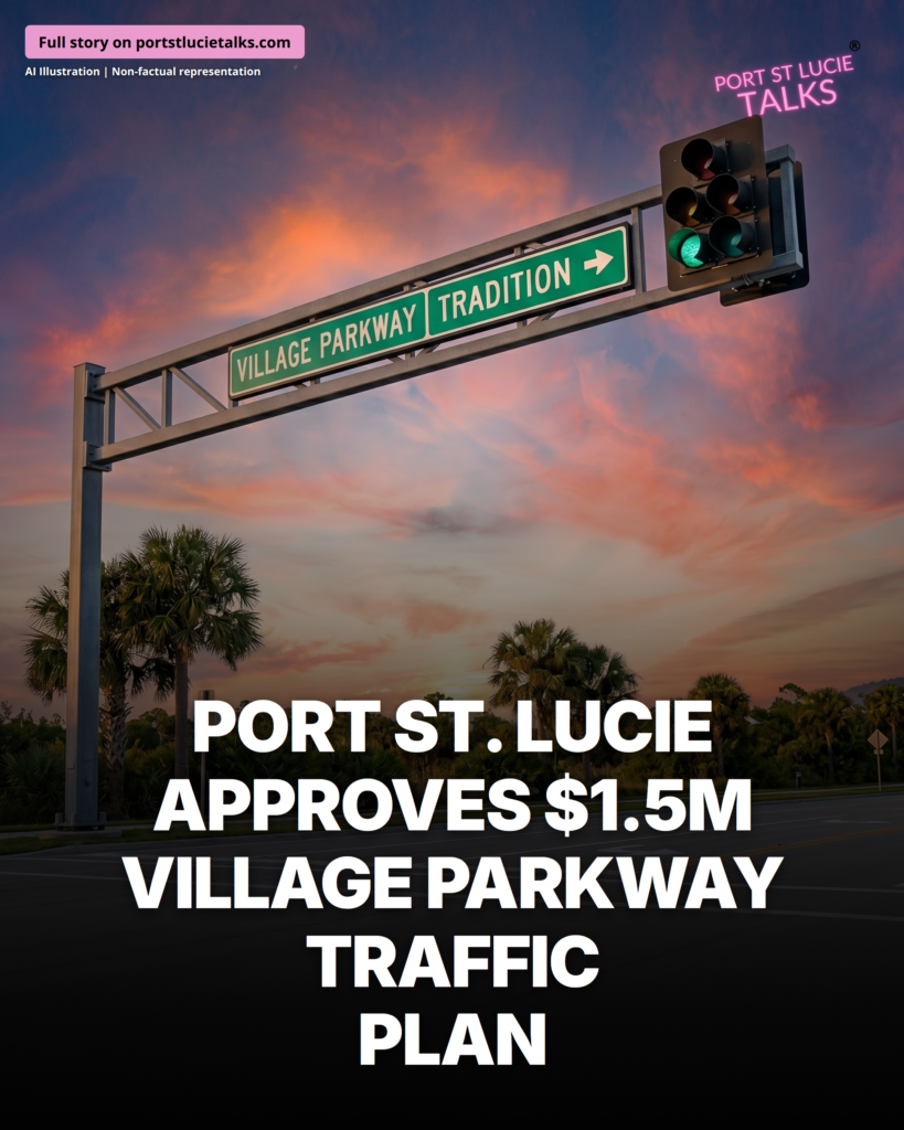 Port St. Lucie Approves $1.5M Village Parkway Traffic Plan