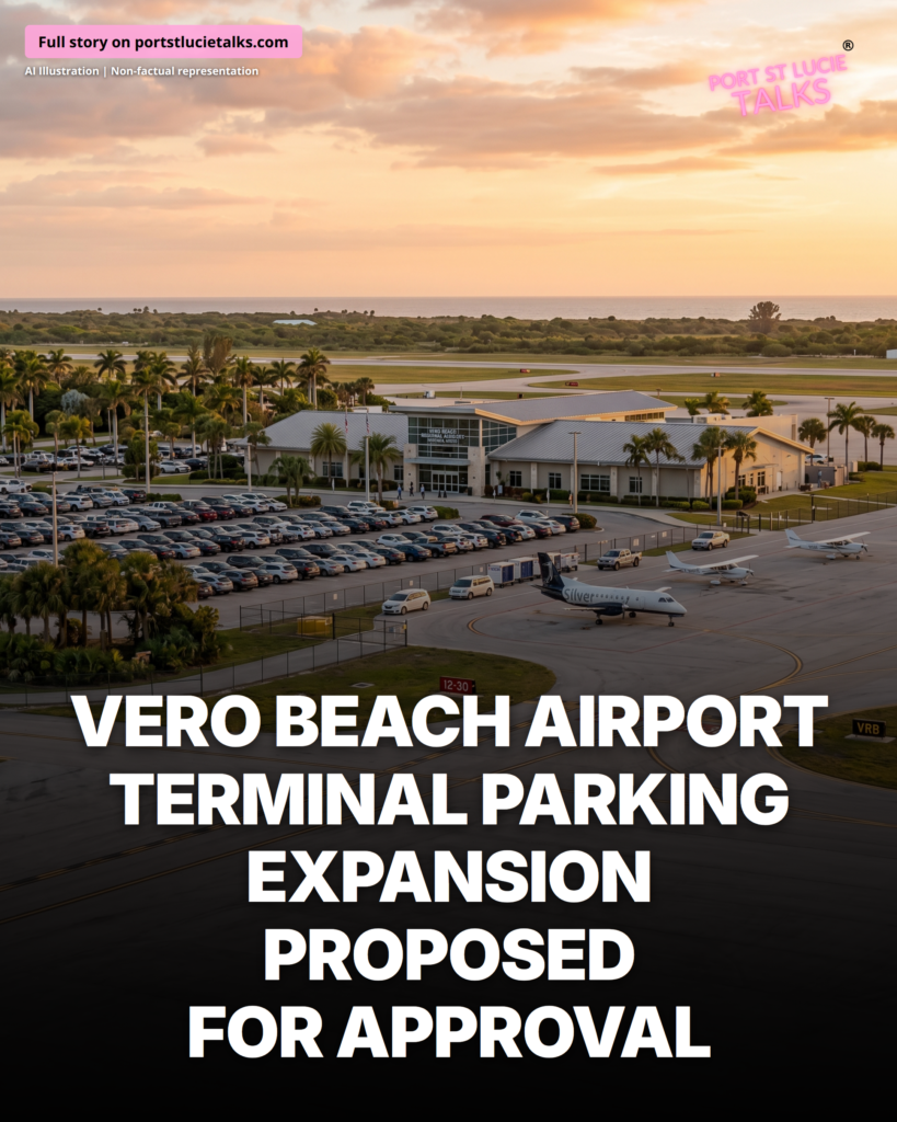 Vero Beach Airport Terminal, Parking Expansion Proposed