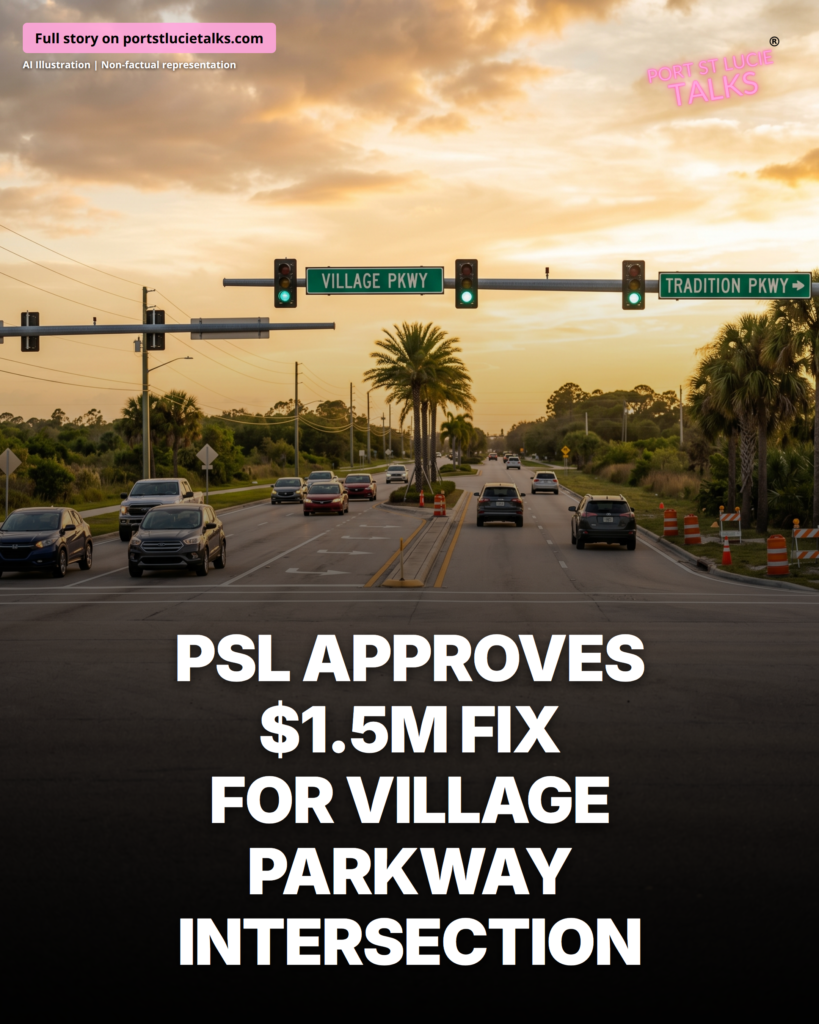 PSL Approves $1.5M Fix for Village Parkway Intersection