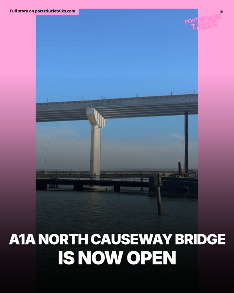 A1A North Causeway Bridge Opens in Fort Pierce