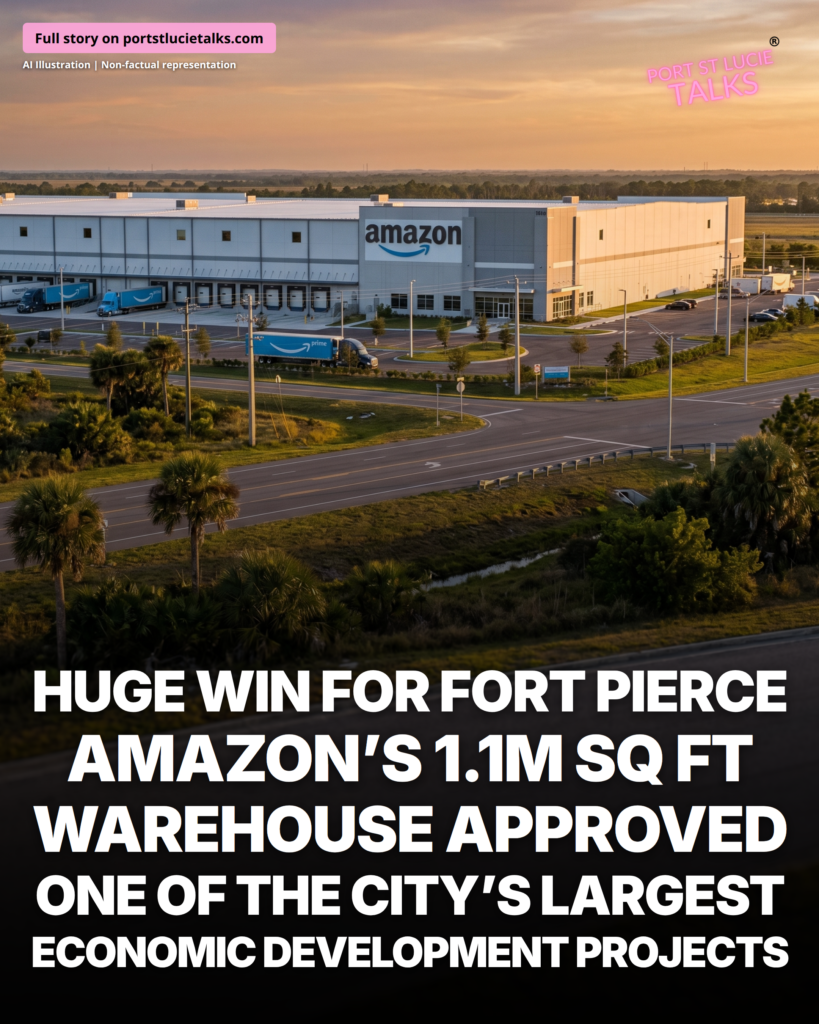 Amazon Warehouse Approved in Fort Pierce: 1.1M Sq Ft Facility