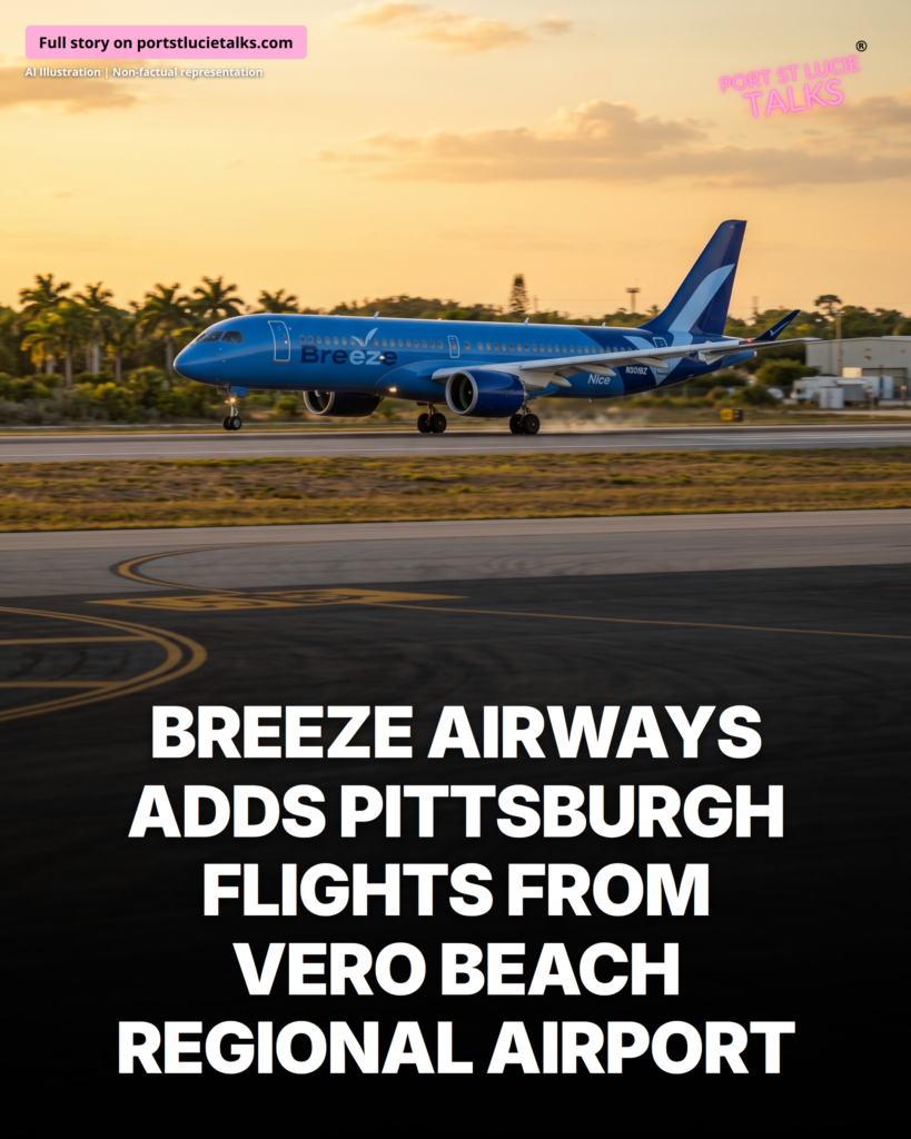 Breeze Airways Adds Pittsburgh Flights From Vero Beach