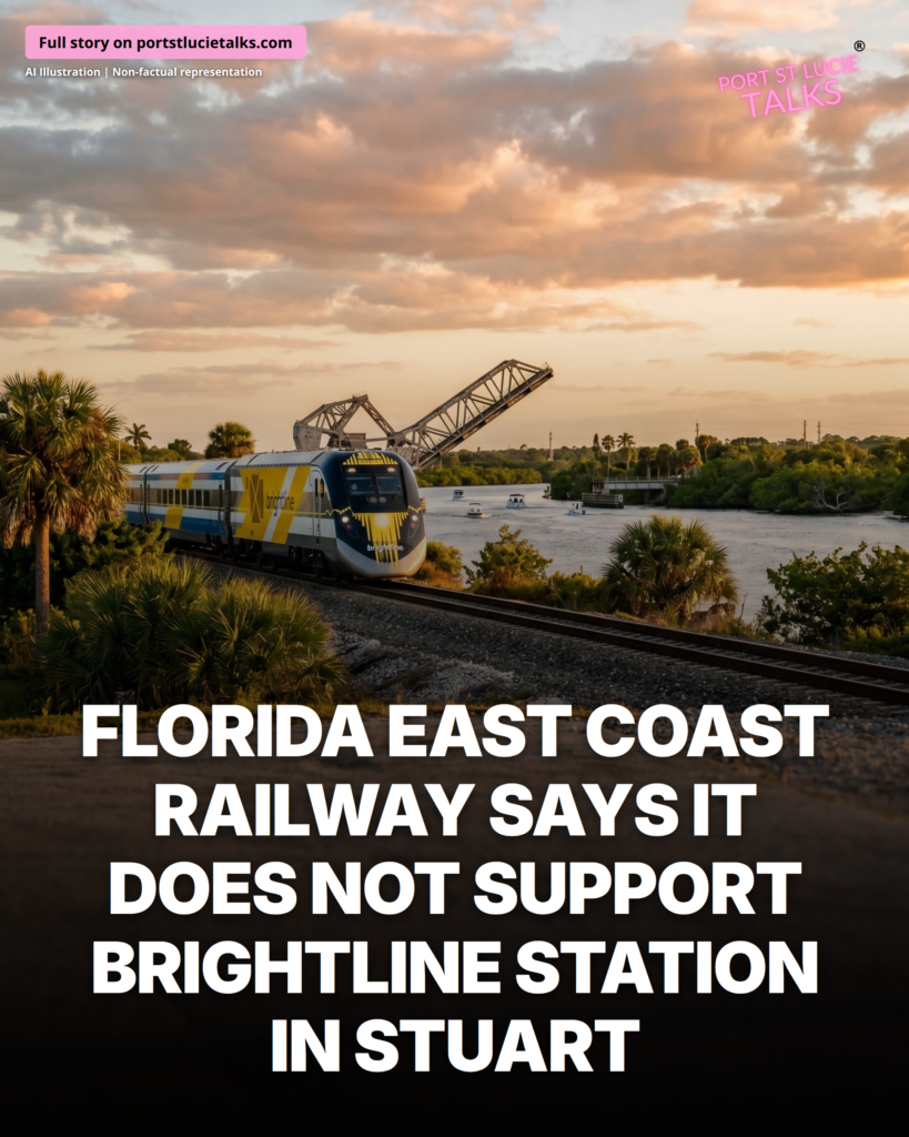 Florida East Coast Railway Says It Does Not Support Brightline Station in Stuart