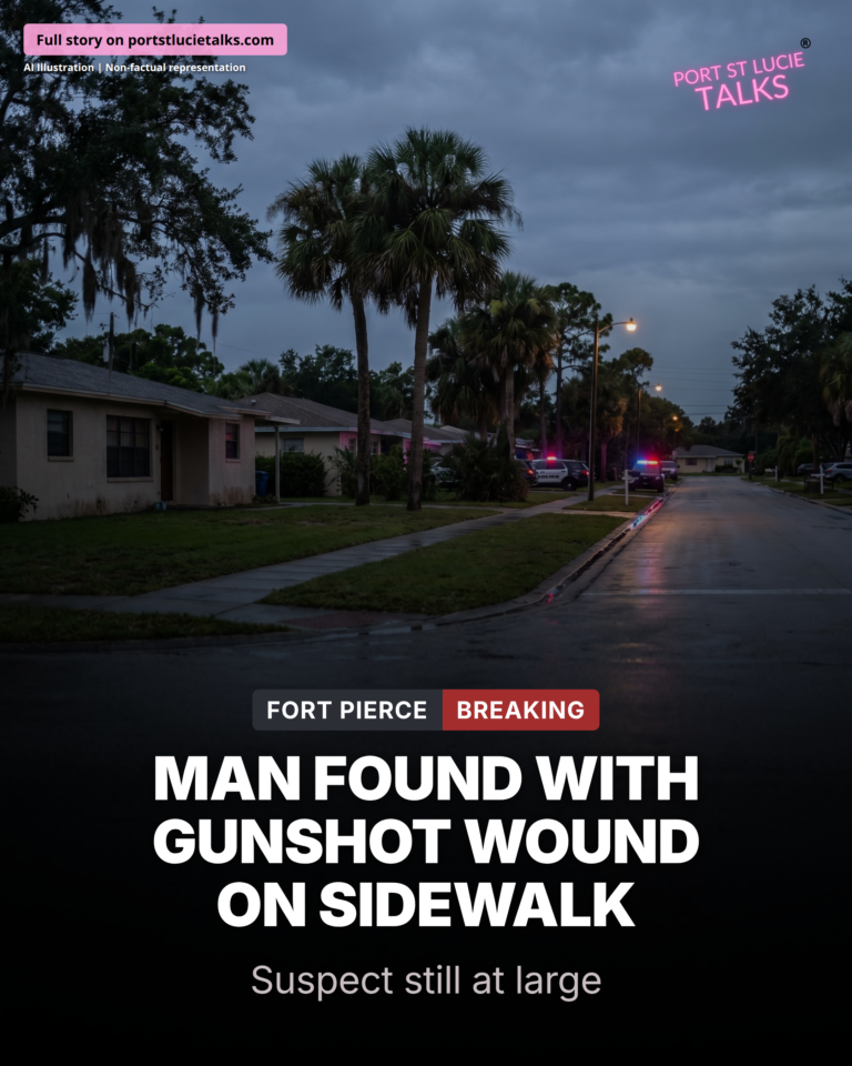 Fort Pierce man hospitalized after being found with gunshot wound, police say