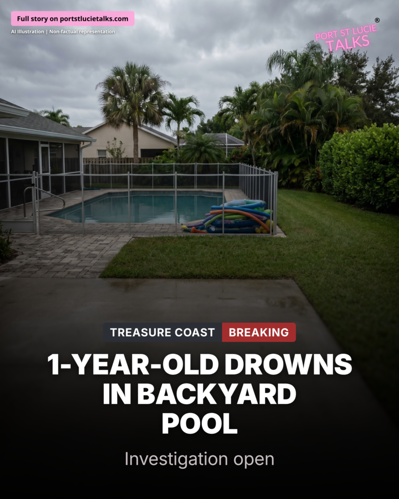 1-Year-Old Drowns in Backyard Pool in Indian River County