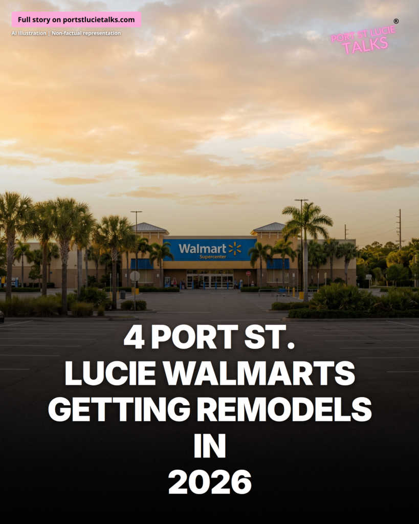 4 Port St. Lucie Walmarts Getting Remodels in 2026