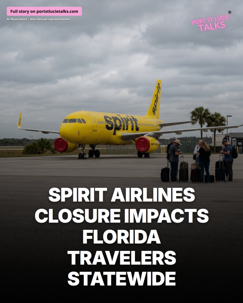 Spirit Airlines Closure Impacts Florida Travelers