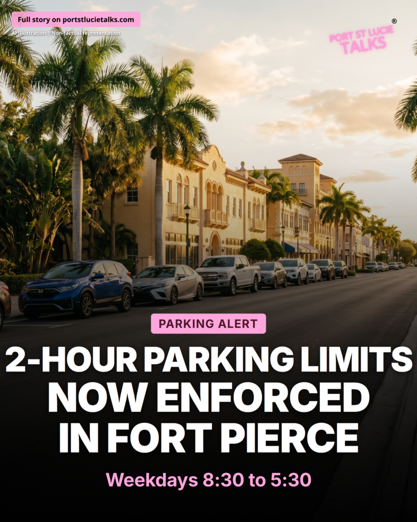 Fort Pierce Downtown Parking Limits Now Enforced