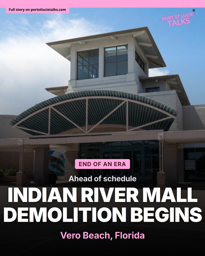 Indian River Mall Demolition Begins Ahead of Schedule